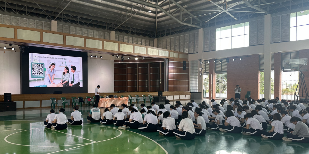 เบญจมินทร์ ร่วมมือ รพ.พญาไท ศรีราชา จัดอบรม CPR ครั้งใหญ่ รวมพลังบุคลากรเครือมารีวิทย์ทั้ง 4 สาขา ณ มารีวิทย์ บ่อวิน
