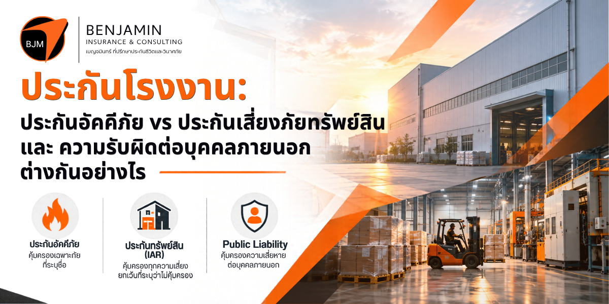 Factory Insurance in Thailand: Fire Insurance vs Property Insurance (IAR) and Public Liability